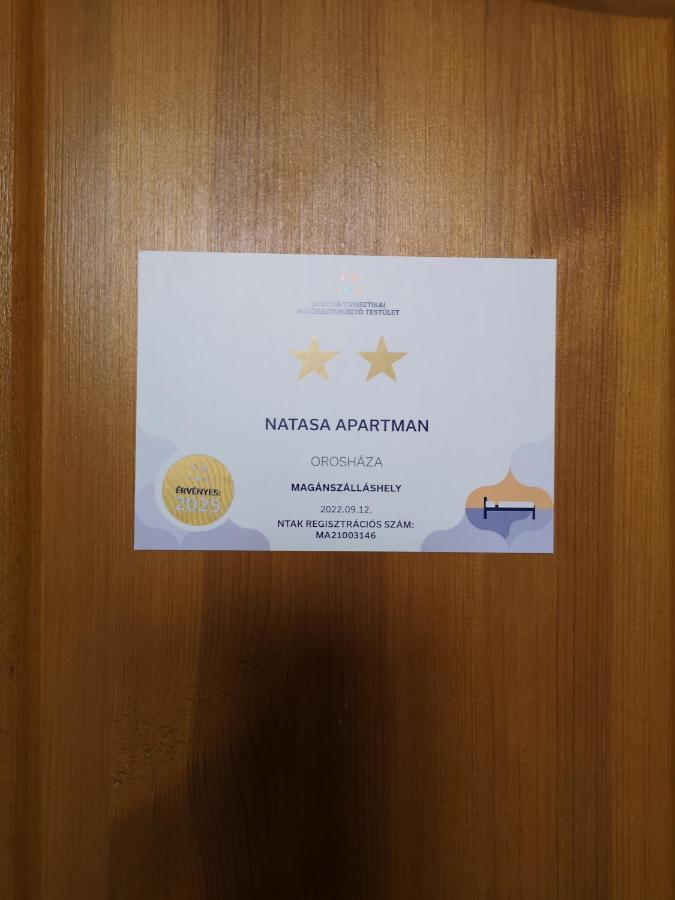 Natasa Apartman Orosháza Exteriér fotografie